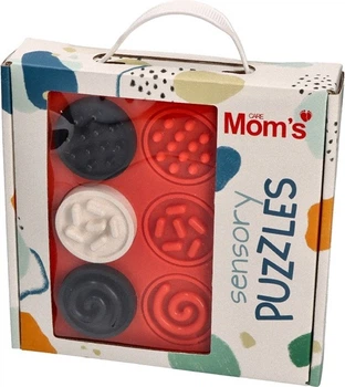 Сенсорні пазли Hencz Toys Mom's Care контрастні коліщатка 7 елементів 843 68437 (5907784468437)