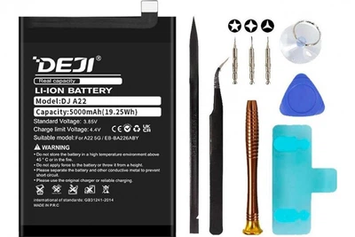 Акумулятор Samsung EB-BA226ABY (DEJI) для Galaxy A22 SM-A226 + Набір інструментів High Copy