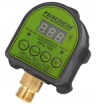 Реле давления электронное для насоса NPO 1.1 кВт 1/4" IP65 DPS-15A DG-00317
