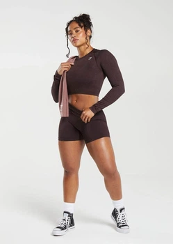 Спортивный лонгслив Gymshark b2a1cc59 XXL коричневый (100006583)