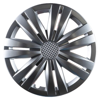 Колпаки SJS 347 R15 4штуки серебристые +эмблема по выбору(SJS 347)