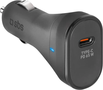 Ładowarka samochodowa SBS 65W USB-C Power Delivery Black (TECRPD65W)