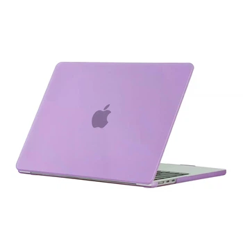 Чехол HardShell Matte Case для MacBook Air 13.6 2022-2026 M2/M3/M4/M5 A2681/A3113/A3240/A3449 — Purple фиолетовая матовая защитная накладка
