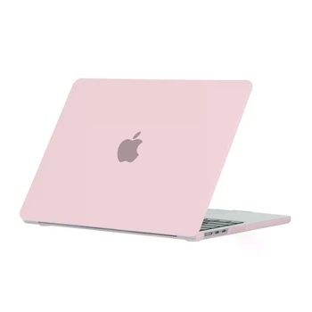 Чехол-накладка HardShell Matte Case для MacBook Air 13" M1 (2018–2020) A1932, A2179, A2337 Pink Sand розовая