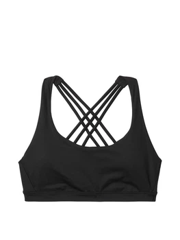 Женский спортивный топ Victoria's Secret Strappy Back Light, M, черный