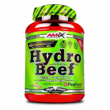 Гидролизованный говяжий протеин AMIX HydroBeef Protein, 1 кг - Шоколад-арахис-карамель