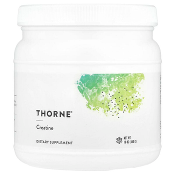 Креатин в порошке Thorne Research "Creatine" для роста мышц, выносливости, энергии и когнитивной работы мозга, 5000 мг (450 г / 16 унции)