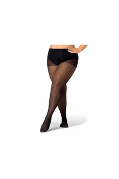 Колготки большого размера из микротюля Mona Sassy 40den 7 Черные