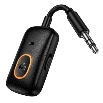 Автомобільний Bluetooth адаптер Hoco E151 RX/TX BT 5.4 Black
