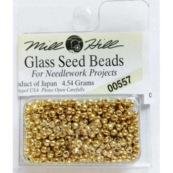 Бісер для вишивки Mill Hill Glass Seed Beads Золото (00557)