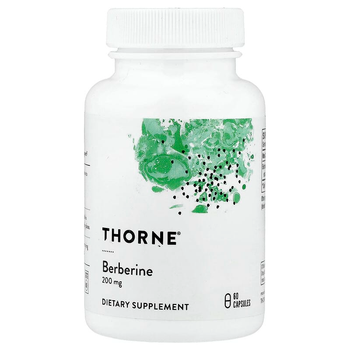 Берберин Thorne Research "Berbercap" з кореня барбарису, 200 мг (60 капсул)
