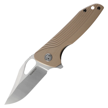 Ніж складний Petrified Fish Mastiff к. khaki G10 (PF999K