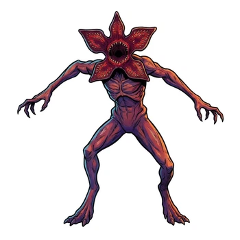 Ростова наклейка. Дивні дива. Stranger Things "Демогоргон. Demogorgon" 80 см - без контурної обрізки