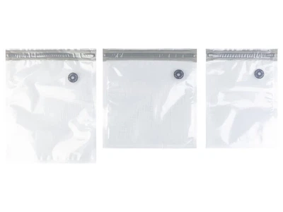 Вакуумні пакети SilverCrest для харчових продуктів із застібкою та клапаном, 15 шт