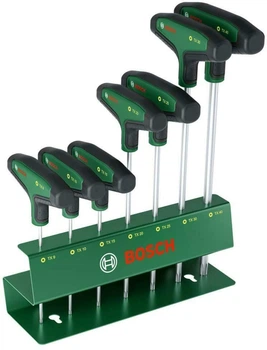 Набор отверток Bosch Torx с Т-образной ручкой, 7 шт (1600A039J2)