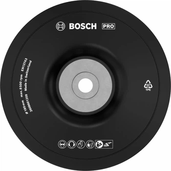 Опорная тарелка Bosch PRO Backing Pad, мягкая, 180 мм, M14 (2608601209)