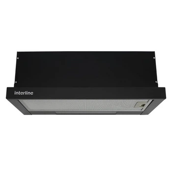 Вытяжка кухонная Interline DELI BL A/60/2/T (DELIBLA/60/2/T) INTERLINE DELIBLA/60/2/T 945987