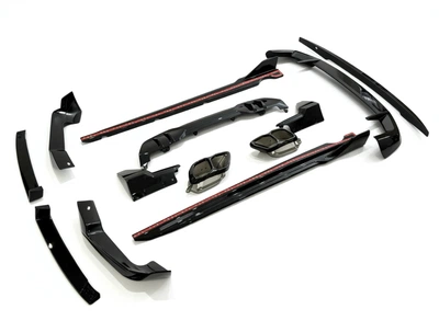 Комплект обвеса M paket LCI Paradigm Black Knight для BMW X5 G05 2023+, цвет черный глянец для BMW X5 G05 2019- (8690)