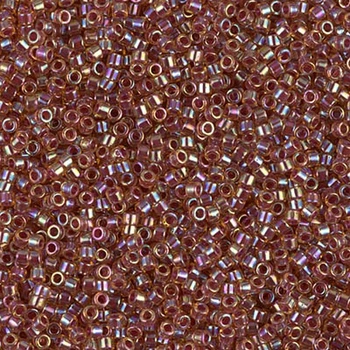 DB-88 Бісер Miyuki Delica Beads 11/0 (блискучий рожево-коричневий), 50 г