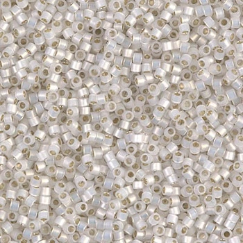 DB-221 Бісер Miyuki Delica Beads 11/0 (блискучий білий опал), 50 г