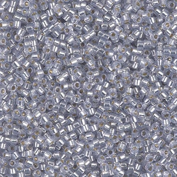 DB-1435 Бісер Miyuki Delica Beads 11/0 (блискучий срібно-сірий), 50 г