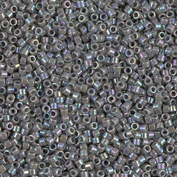 DB-168 Бісер Miyuki Delica Beads 11/0 (райдужний сірий), 50 г