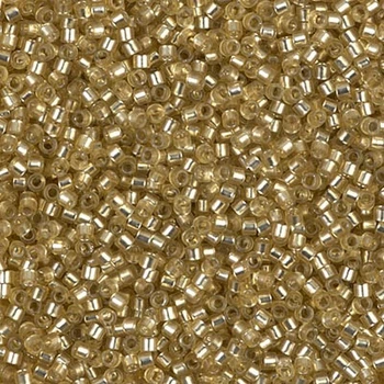 DB-686 Бісер Miyuki Delica Beads 11/0 (блискучий світло-золотий), 50 г