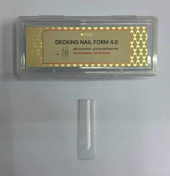 Верхні форми для моделювання F.O.X Decking Nail form 4.0 Арочний квадрат 28 шт