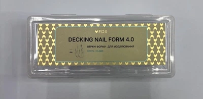 Верхние формы для моделирования F.O.X Decking Nail form 4.0 Коготь 28 шт