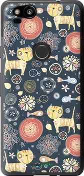Чехол на Google Pixel 2 Котята v4 "1224t-1075-70447"