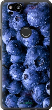 Чехол на Google Pixel 2 Голубика "4459t-1075-70447"