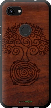 Чехол на Google Pixel 3a Узор дерева "4119b-1700-70447"