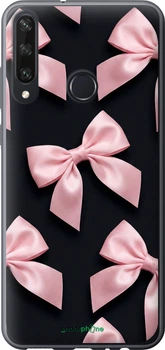 Чехол на Huawei Y6p Coquette Ribbons Dark Coquette "6767t-1952-70447"