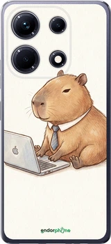 Чехол на Infinix Note 30 Funny Capybara CEO Working "6777u-3138-70447"