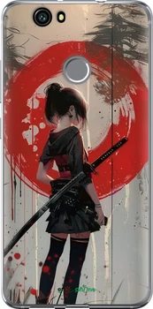 Чехол на Huawei Nova Сумерки воина: Танец с катаной "6123u-439-70447"