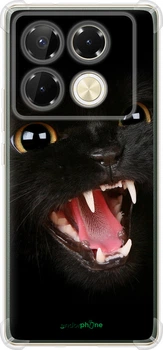 Чехол на Infinix Note 40 Pro 4G Чёрная кошка "932sp-3691-70447"