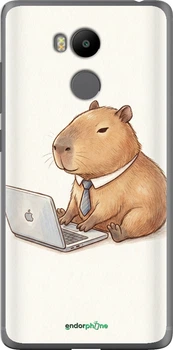 Чохол на Xiaomi Redmi 4 Prime Funny Capybara CEO Working "6777u-437-70447"