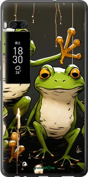 Чехол на Meizu Pro 7 Plus Жабки 2 "5657u-1131-70447"
