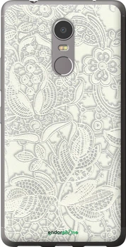 Чехол на Lenovo K6 Note Белое кружево "4383t-453-70447"