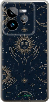 Чохол на Realme GT 7 Pro Celestial Harmony: Sun & Moon Gold Mystic Pattern "6778u-3893-70447"