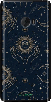 Чехол на Xiaomi Mi Note 2 Celestial Harmony: Sun & Moon Gold Mystic Pattern "6778u-422-70447"