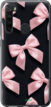 Чохол на Xiaomi Redmi Note 8 Coquette Ribbons Dark Coquette "6767u-1787-70447"