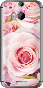 Чехол на HTC One M8 dual sim Розы "525u-55-70447"