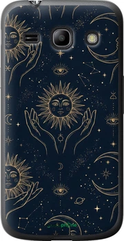 Чехол на Samsung Galaxy Core Plus G3500 Celestial Harmony: Sun & Moon Gold Mystic Pattern "6778u-359-70447"