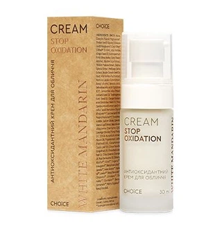 Антиоксидантний крем для обличчя Choice White Mandarin Stop Oxidation 30 мл