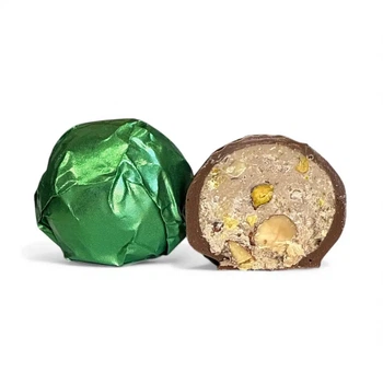 Дубайские конфеты LUX CHOCO 3127 фисташка и миндаль 1 шт 40 г