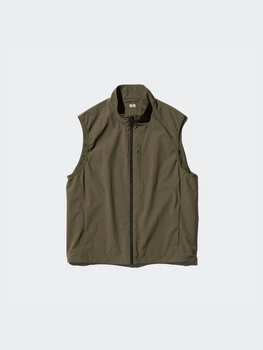 Ветрозащитный жилет Uniqlo 1159836997 (Зеленый L)