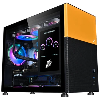 Корпус для ПК 1stPlayer Mi6-EV-BK Mini-ITX/MicroATX без БП Black (Mi6-EV-BK)
