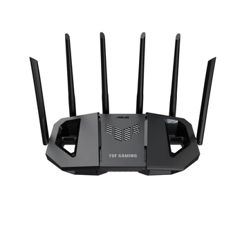 Беспроводной игровой маршрутизатор ASUS TUF Gaming BE6500 с Wi-Fi 7, 1×WAN и 3×LAN портами 2.5 Гбит/с Black (TUF-BE6500)