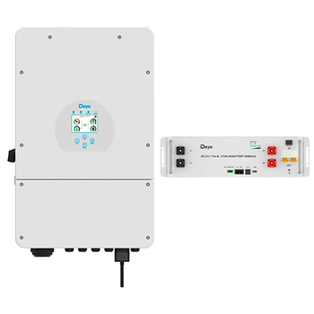 Комплект автономного енергопостачання Deye SUN-12K-SG02LP1-EU 12kW + Deye SE-G5.1 Pro-B 5.12kWh White